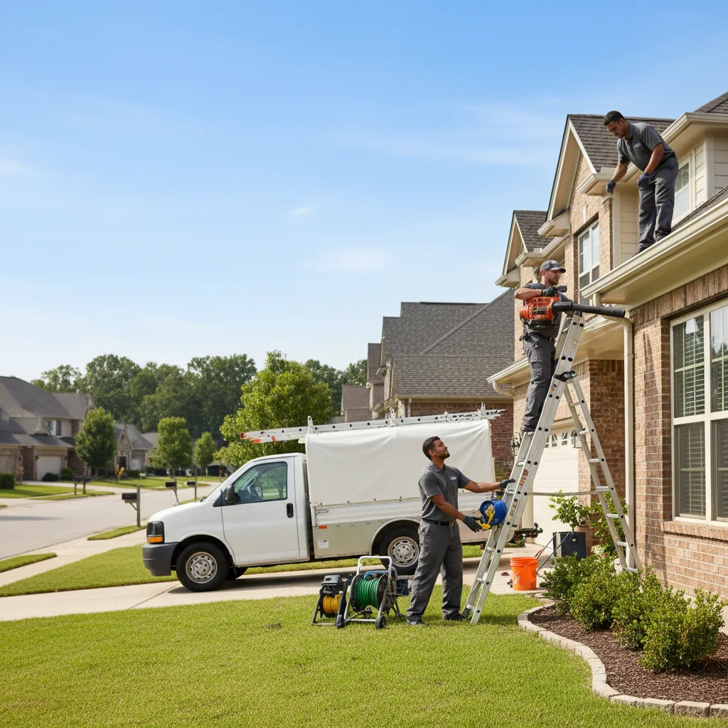 Home Gutter Service in Manvel, TX near me